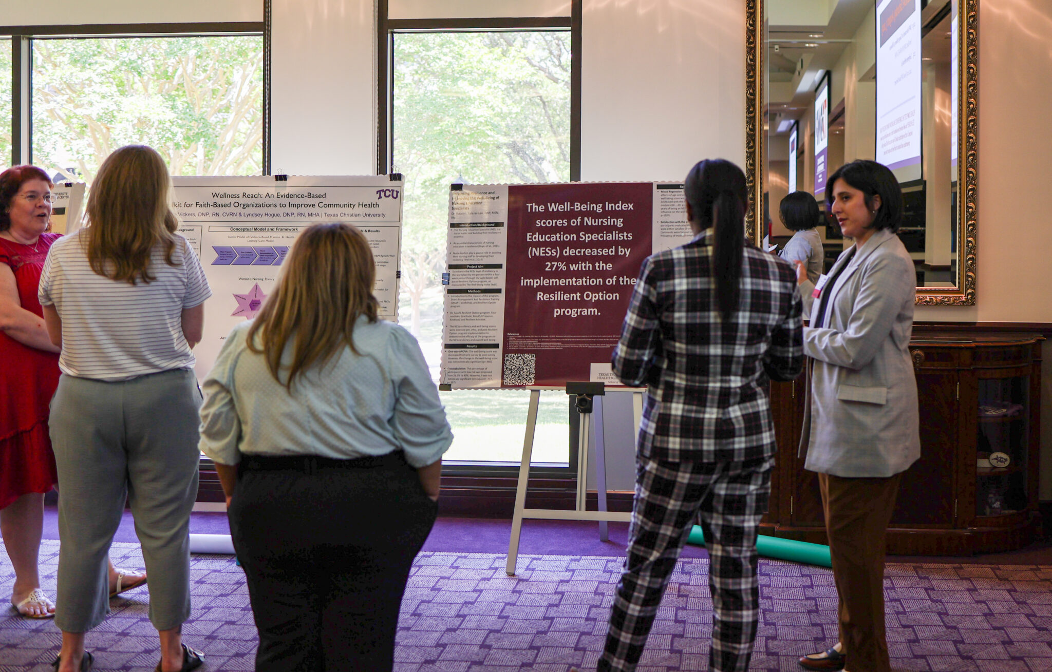 Conference presentation poster board