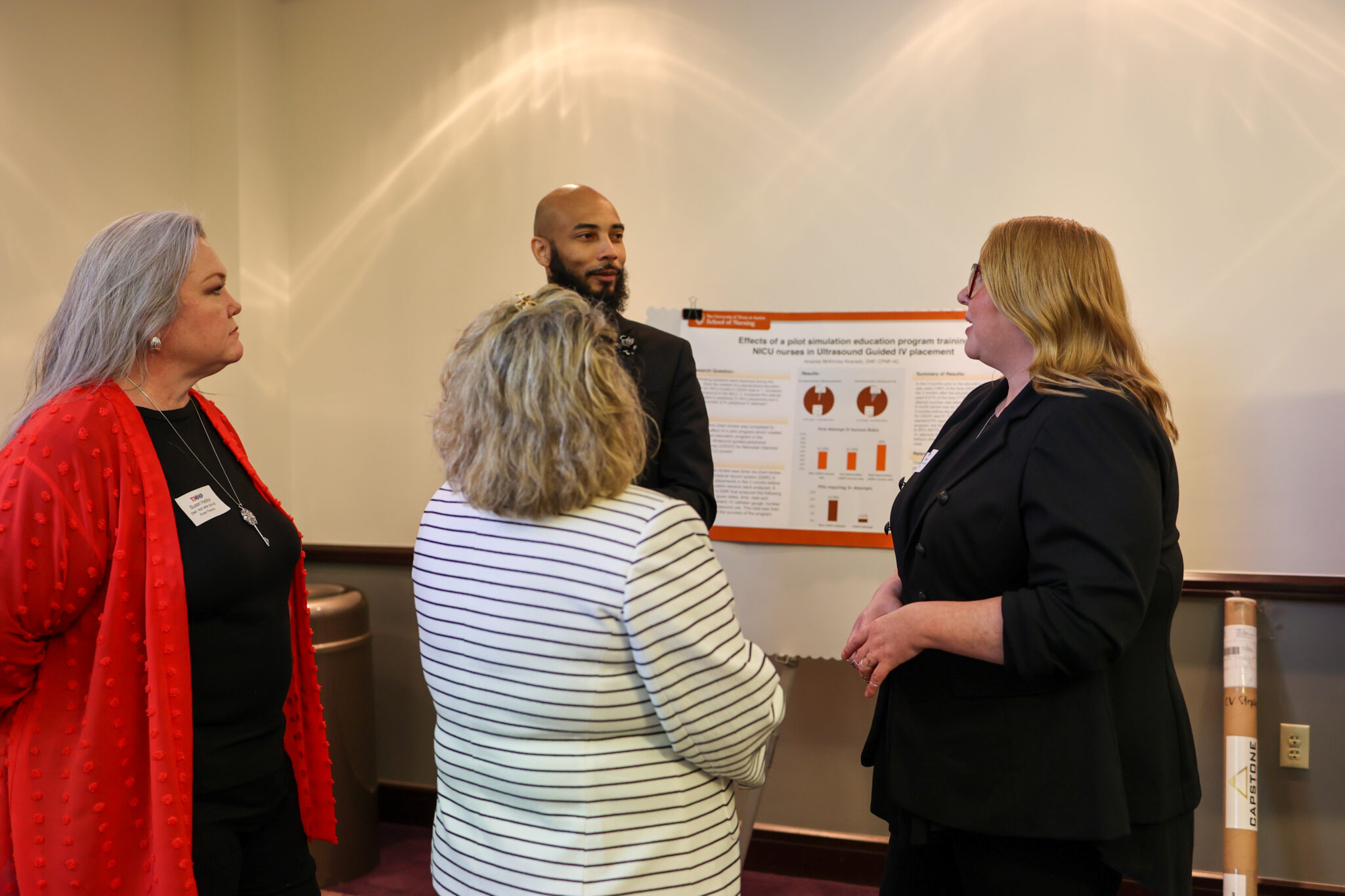 Conference presentation poster board