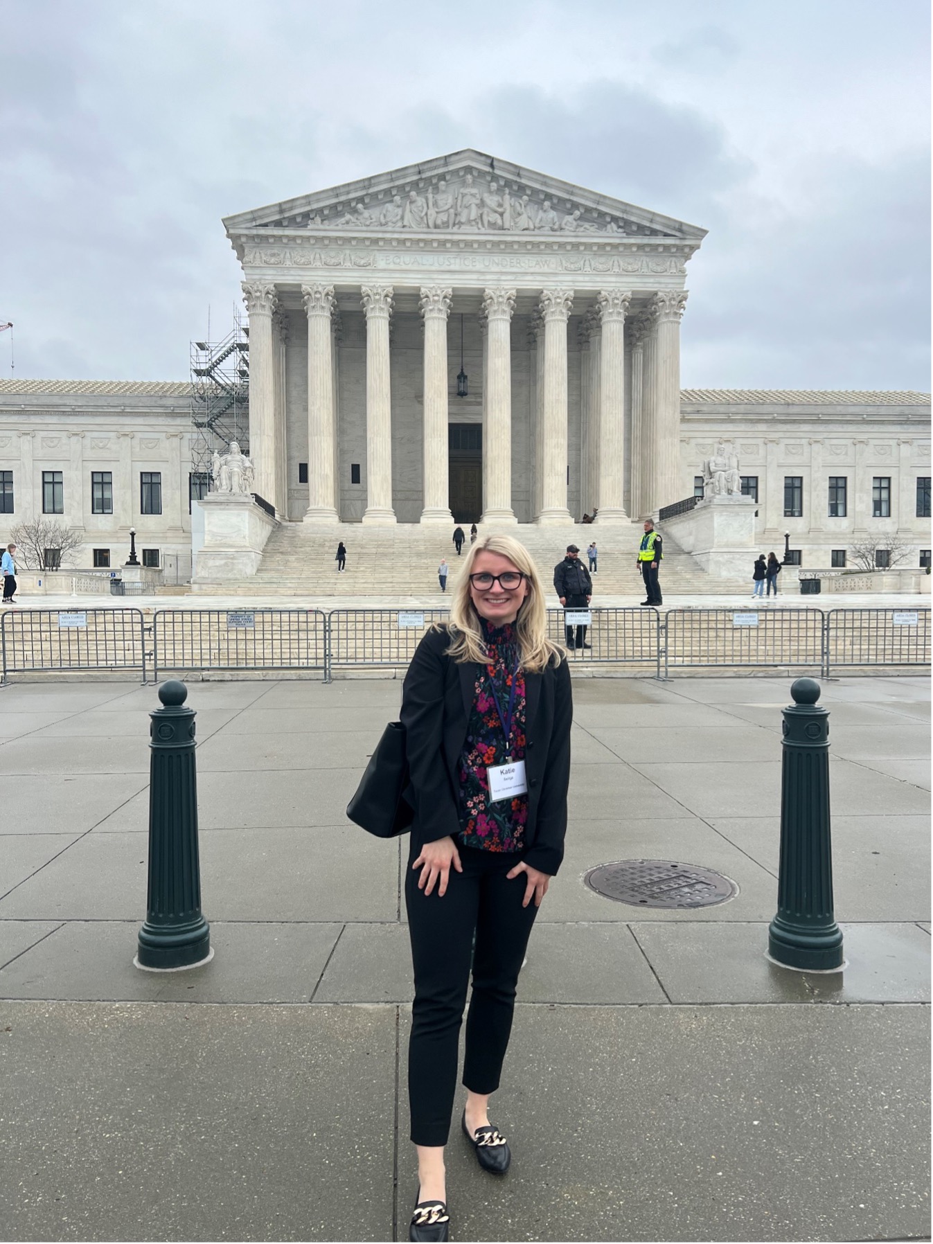 Katie Seliga at Capitol Hill in Washington, D.C.