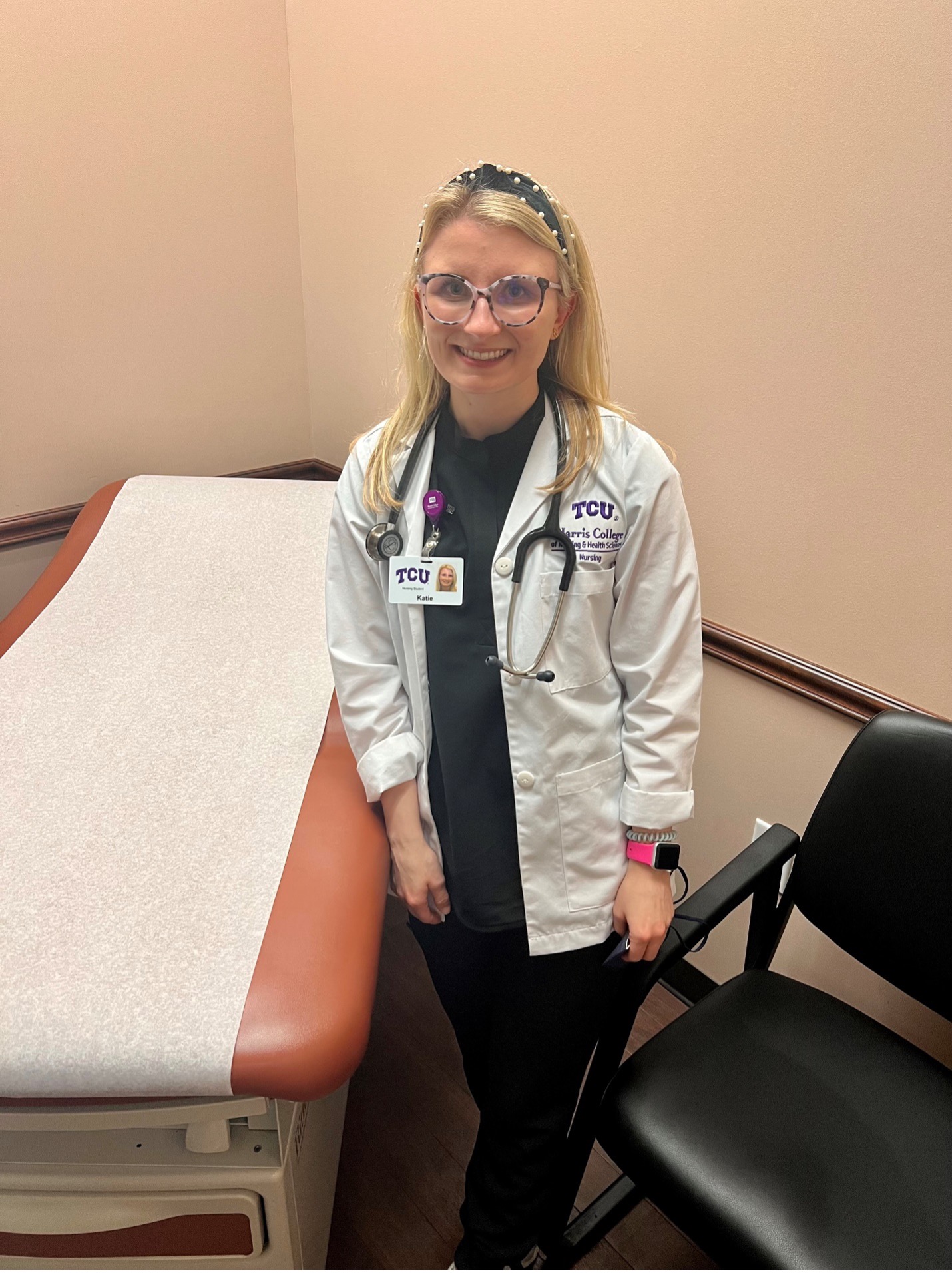 Katie Seliga, a TCU Nursing DNP-FNP student. 