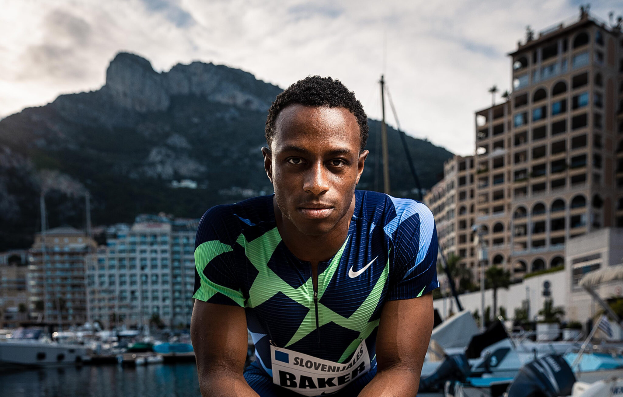 Ronnie Baker in his running uniform